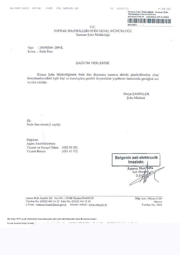 İhale İlanı