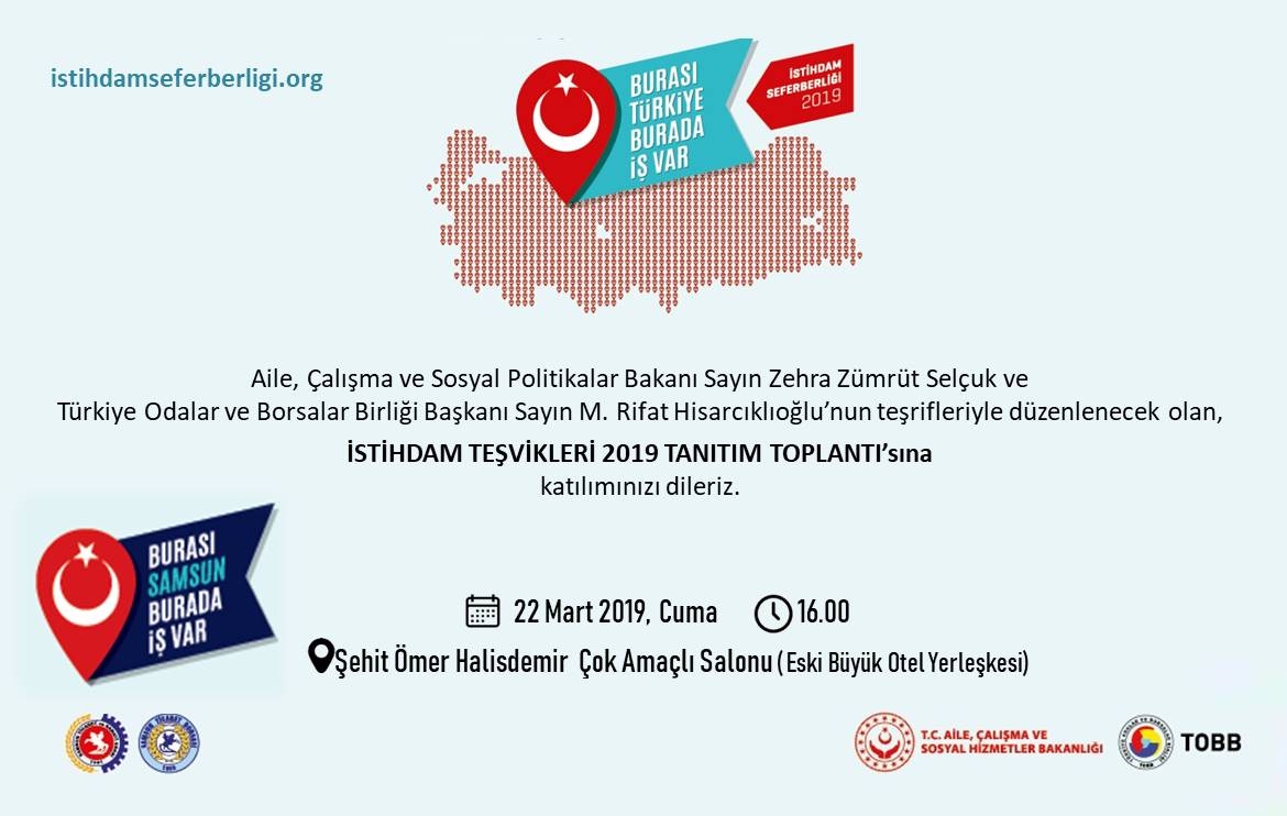 İstihdam Teşvikleri 2019 Tanıtım Toplantısı
