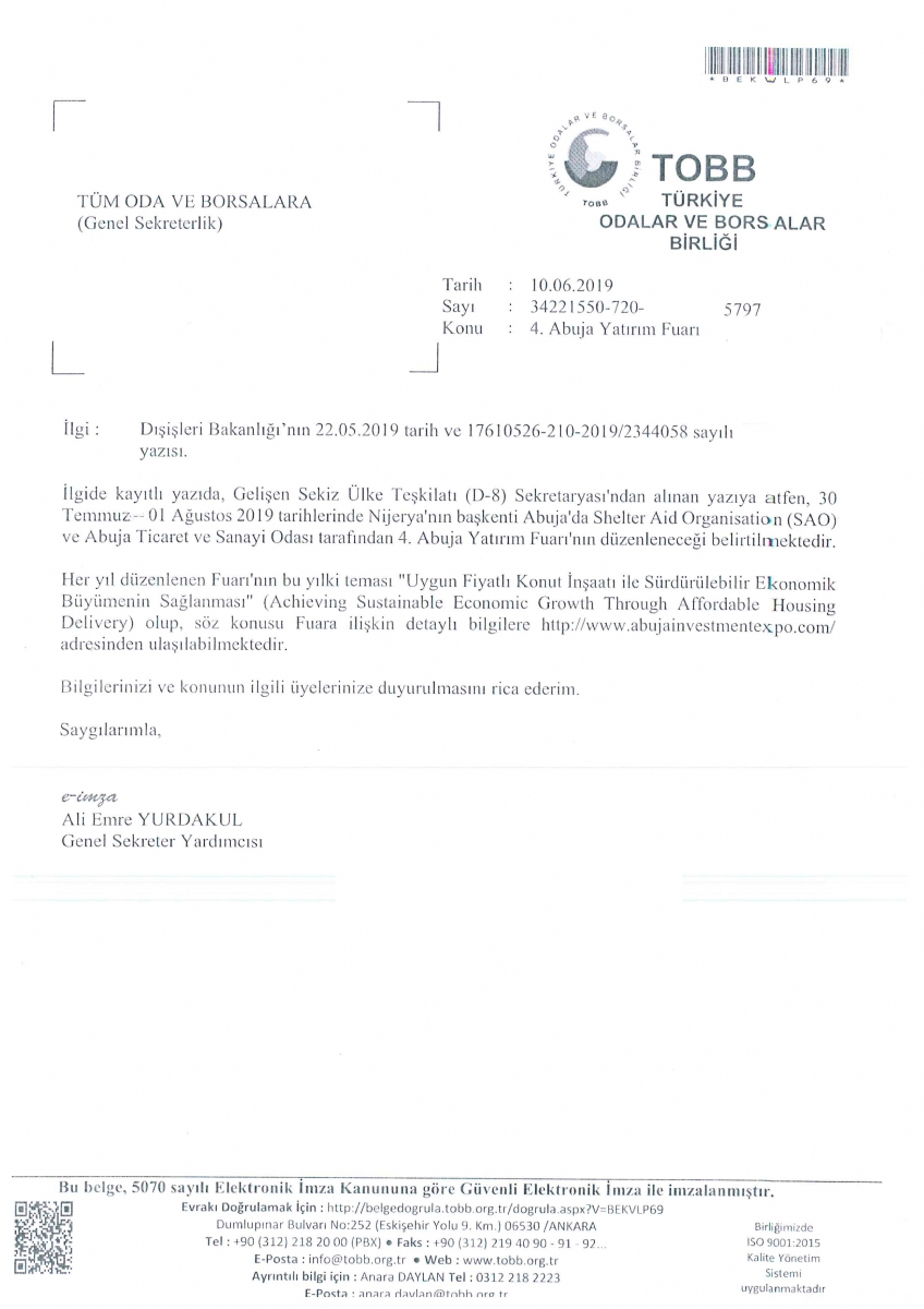 4. Abuja Yatırım Formu