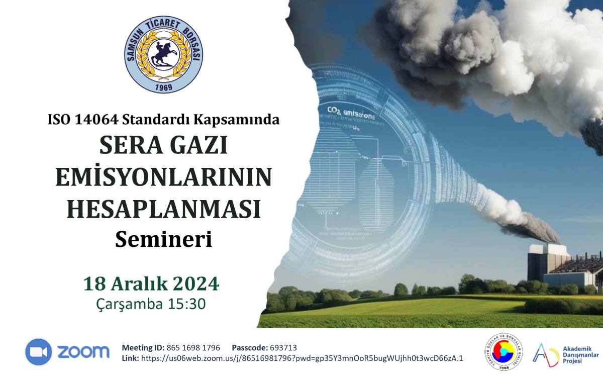 Sera Gazı Emisyonlarının Hesaplanması Semineri