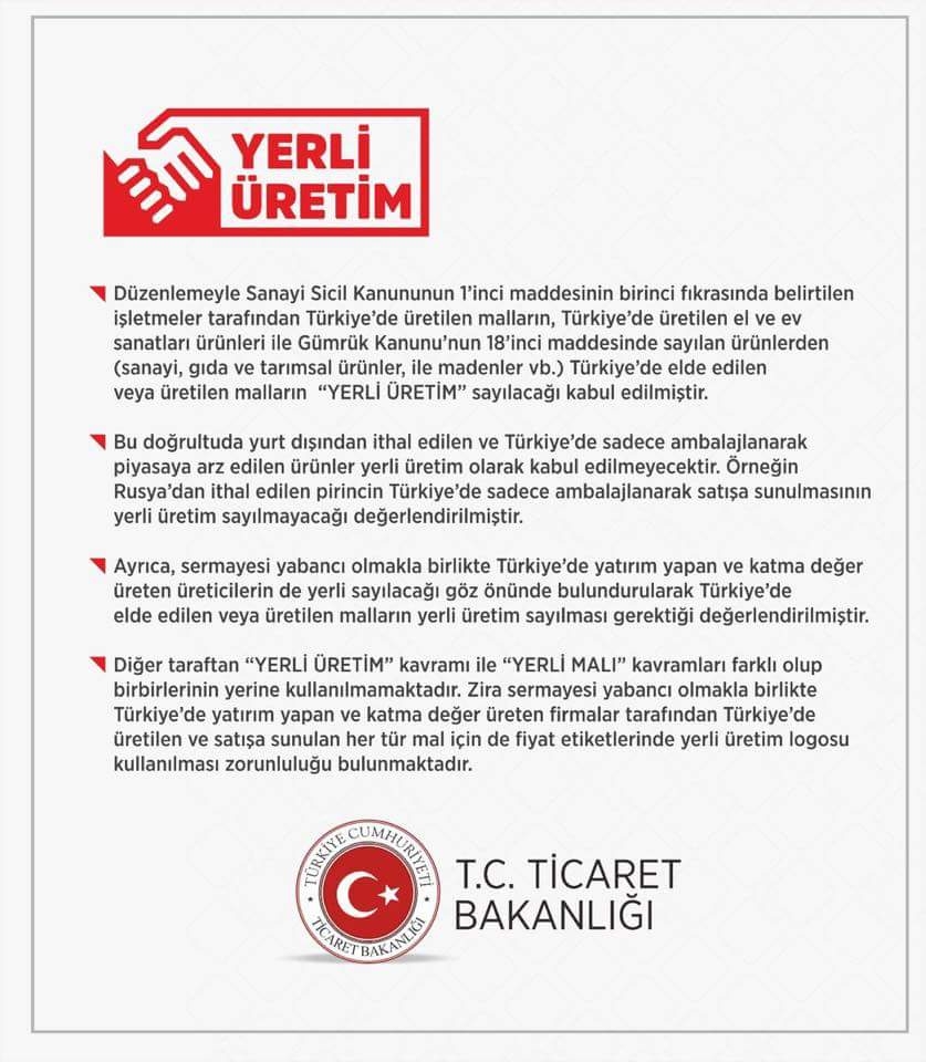 Yerli Üretim
