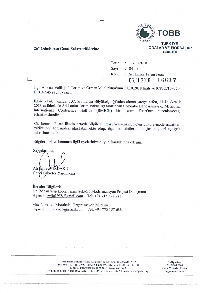 Sri Lanka Tarım Fuarı