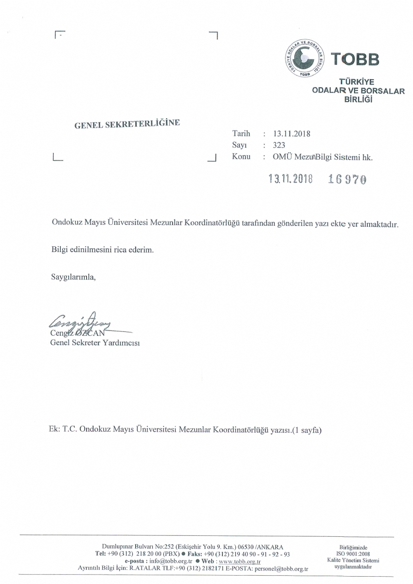 Omu Mezun Bilgi Sistemi Hk.