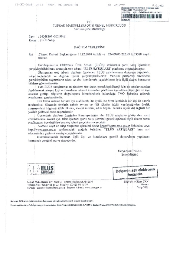 Elüs Satışı
