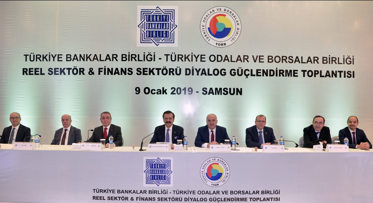 Borsamız ve Samsun Tso Ev Sahipliğinde Türkiye Odalar ve Borsalar Birliği ( Tobb ) & Türkiye Bankalar Birliği ( Tbb ) Reel Sektör & Finans Sektörü Diyalog Güçlendirme Toplantıları