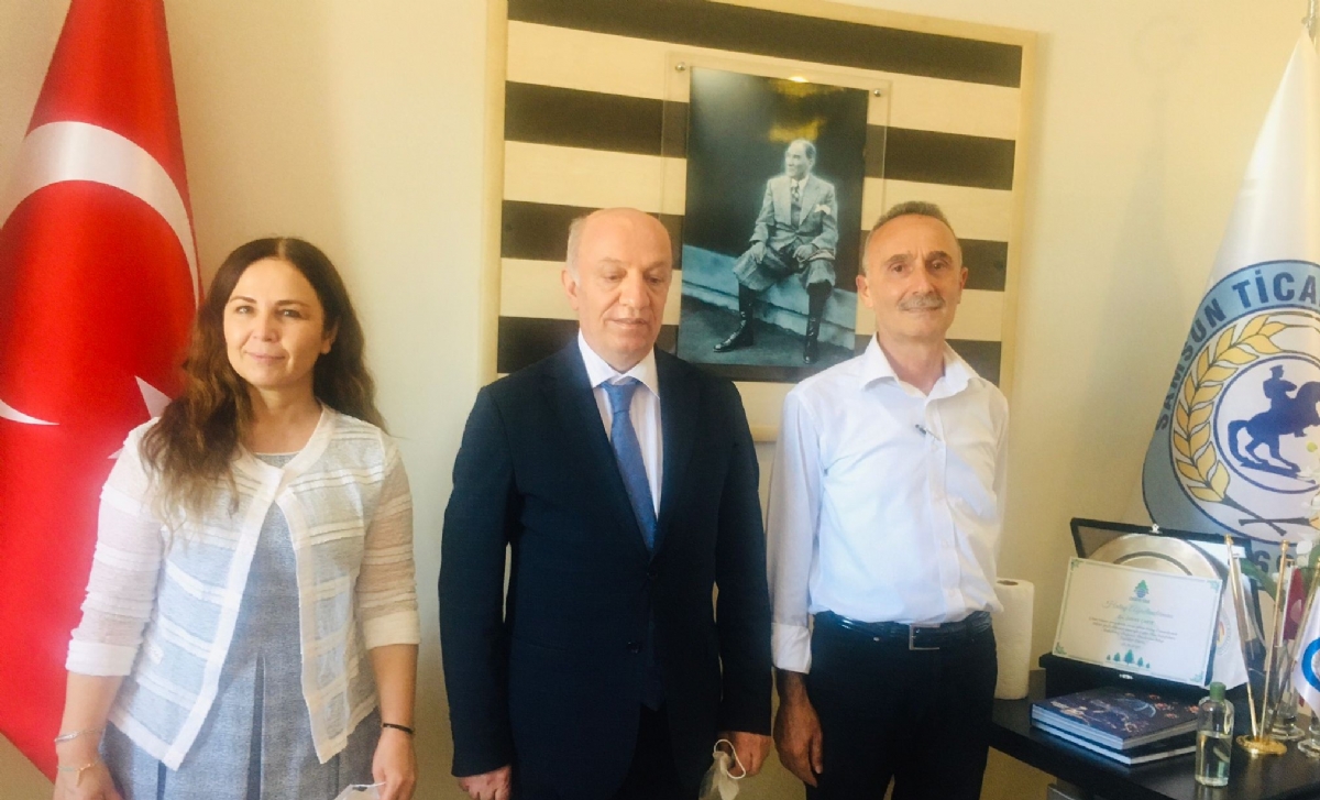 Samsun Ptt Merkez Müdürü Nurhan Önder'den Başkan Çakır’a Ziyaret…