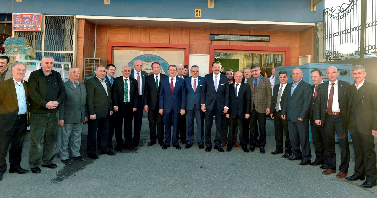 TOBB Başkanı Sayın M. Rifat Hisarcıklıoğlu Borsamızı ziyaret ettiler.