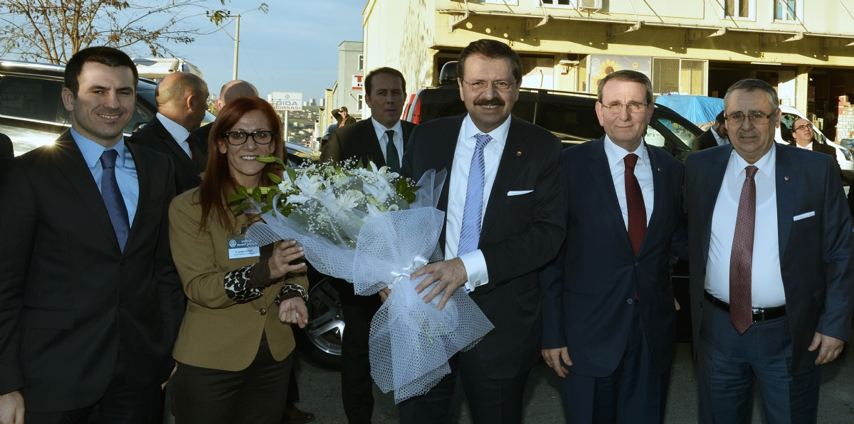 TOBB Başkanı Sayın M. Rifat Hisarcıklıoğlu Borsamızı ziyaret ettiler.
