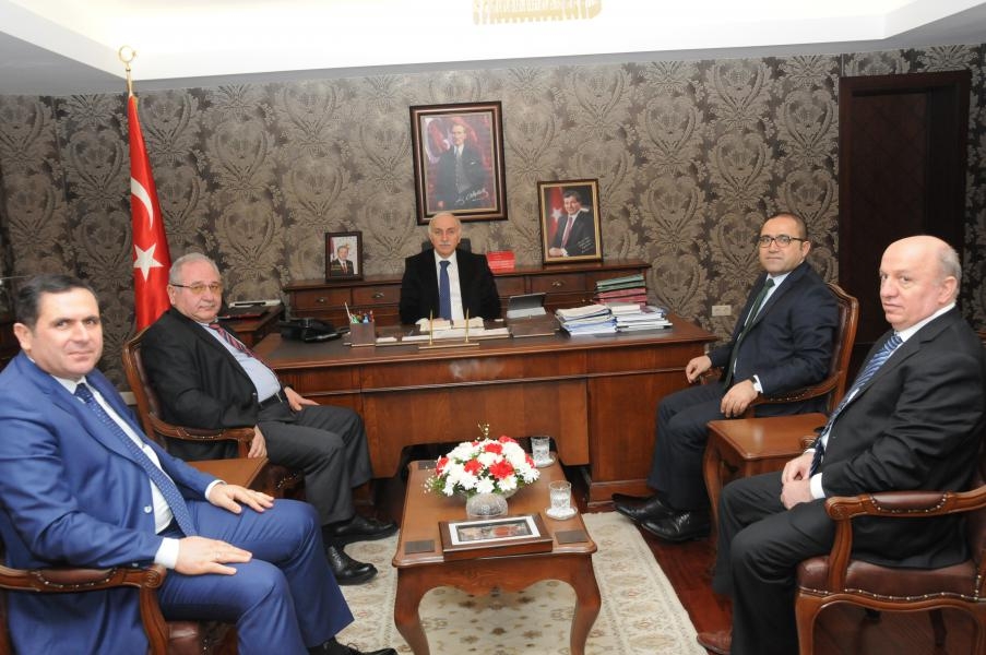 Başkan Çakır ve Gaziantep Ticaret Borsası Başkanı Ahmet Tiryaki, Valimizi Birlikte Ziyaret Etti.