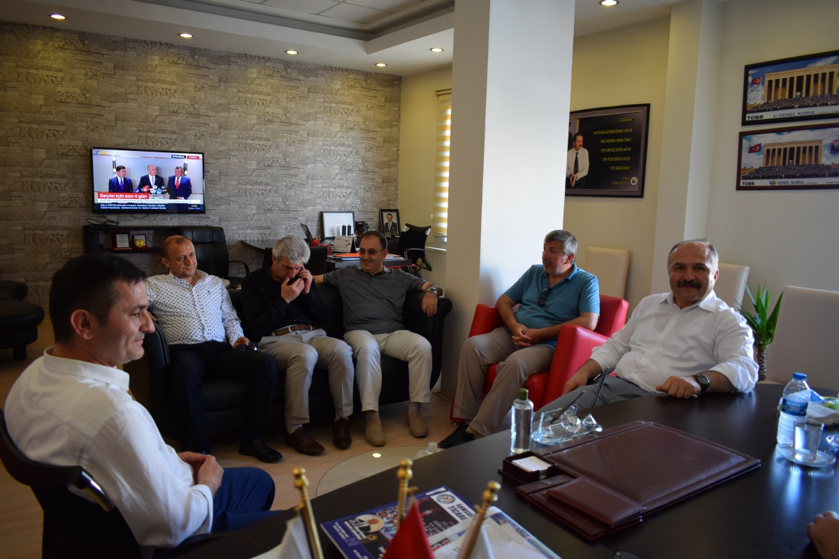 Samsun Milletvekili Erhan USTA Borsamızı ziyaret etti...