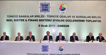 Borsamız ve Samsun Tso Ev Sahipliğinde Türkiye Odalar ve Borsalar Birliği ( Tobb ) & Türkiye Bankalar Birliği ( Tbb ) Reel Sektör & Finans Sektörü Diyalog Güçlendirme Toplantıları