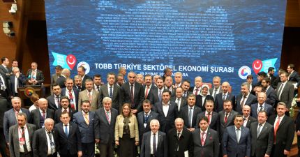 Türkiye Odalar ve Borsalar Birliği ( TOBB ) Türkiye Sektörel Ekonomi Şurası Toplandı.