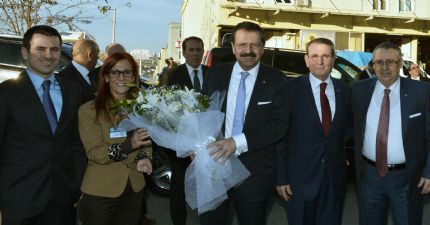 TOBB Başkanı Sayın M. Rifat Hisarcıklıoğlu Borsamızı ziyaret ettiler.