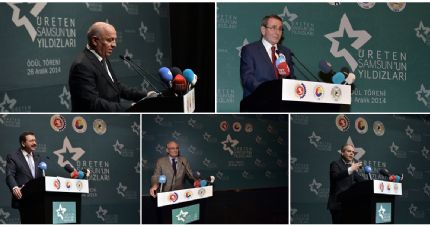 Üreten Samsun’un Yıldızları Ödüllerini Aldı