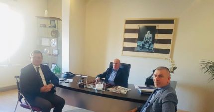 Türk Standartları Enstitüsü ( Tse ) Samsun Belgelendirme Müdürü Erol Kaygı, Yönetim Kurulu Başkanımız Sinan Çakır’ı Makamında Ziyaret Etti.