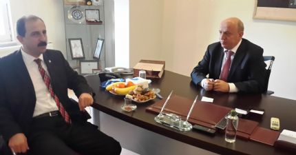Ak Parti İl Başkanı Sayın Muharrem Göksel Borsamızı Ziyaret Etti