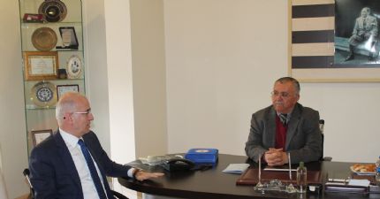 Samsun Serbest Muhasebeci Mali Müşavirler Odası Başkanı Hayrul Kayar ve Yönetim Kurulu Üyeleri Borsamızı Ziyaret Etti.