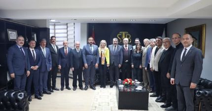 BAŞKAN ÇAKIR VE ANADOLU ÜPAK YÖNETİMİ SİVAS TB MECLİS ÜYELERİ İLE BULUŞTU...