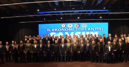 BAŞKAN ÇAKIR İL EKONOMİ TOPLANTISI'NA KATILDI...