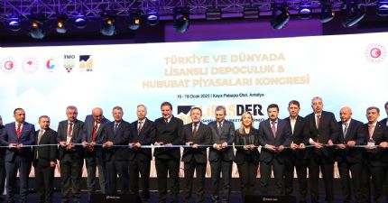 BAŞKAN ÇAKIR, TÜRKİYE VE DÜNYADA LİSANSLI DEPOCULUK & HUBUBAT PİYASALARI KONGRESİ'NE KATILDI…