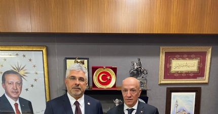 BAŞKAN ÇAKIR TBMM'DE MİLLETVEKİLİ ERSAN AKSU’YU ZİYARET ETTİ... 