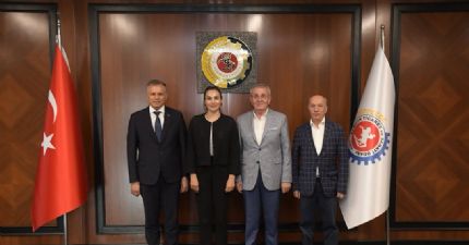 BAŞKAN ÇAKIR, SELANİK TİCARET ATAŞESİ’NİN ZİYARETİNE İŞTİRAK ETTİ... 