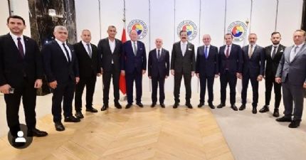 SAMSUN HEYETİNDEN SAYIN HİSARCIKLIOĞLU’NA ZİYARET…