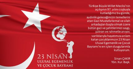 23 Nisan Ulusal Egemenlik ve Çocuk Bayramı