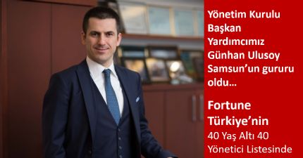 Yönetim Kurulu Başkan Yardımcımız Günhan Ulusoy Samsun’un Gururu Oldu…
