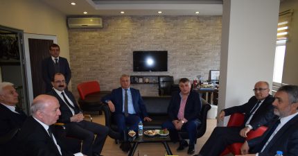 Ondokuz Mayıs Üniversitesi Rektörü Prof. Dr. Sait Bilgiç  ve Rektör Yardımcısı Prof. Dr. Mehmet Kuran Borsamızı Ziyaret Etti...
