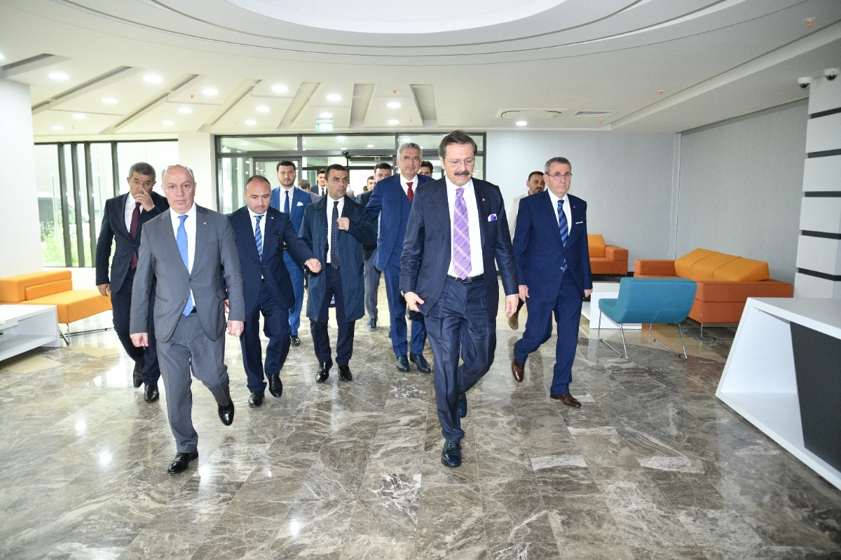TOBB Başkanı M. Rifat Hisarcıklıoğlu Lojistik Merkezi Ziyaret Etti…
