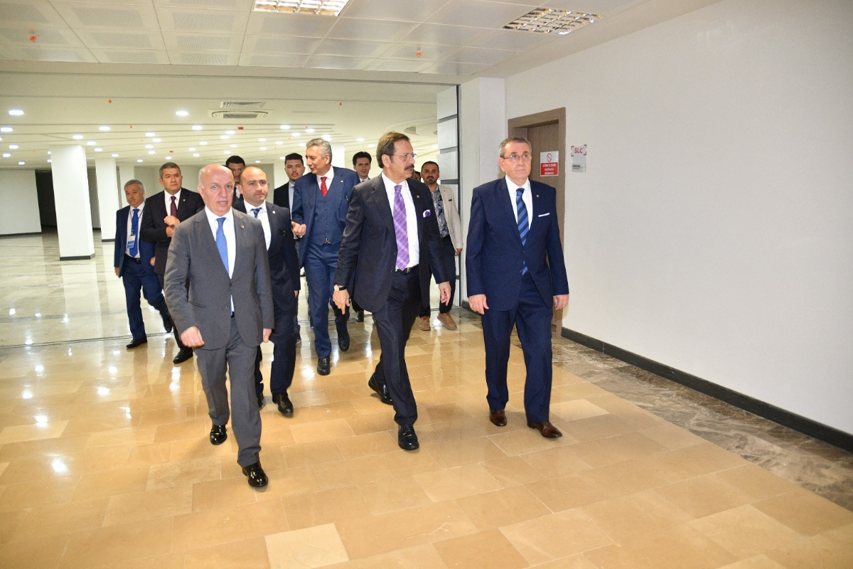 TOBB Başkanı M. Rifat Hisarcıklıoğlu Lojistik Merkezi Ziyaret Etti…
