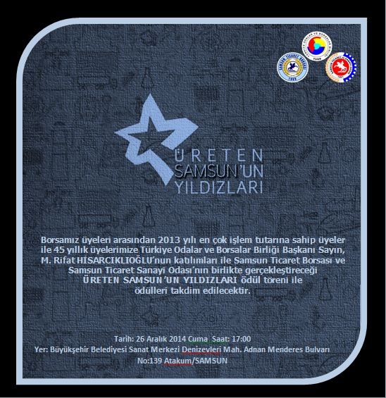 Üreten Samsun’un Yıldızları