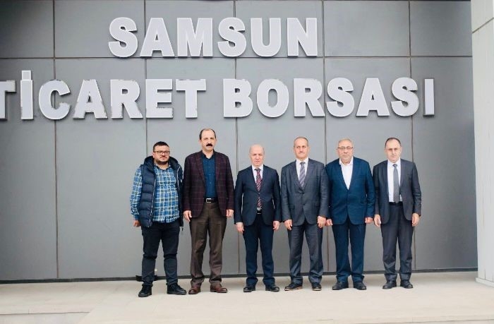 Samsun Sosyal Güvenlik İl Müdürü Ünal Kaya Borsamızı Ziyaret Etti