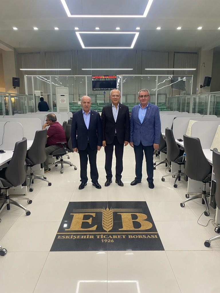 BAŞKANLARDAN ESKİŞEHİR TİCARET BORSASI’ NA ZİYARET..