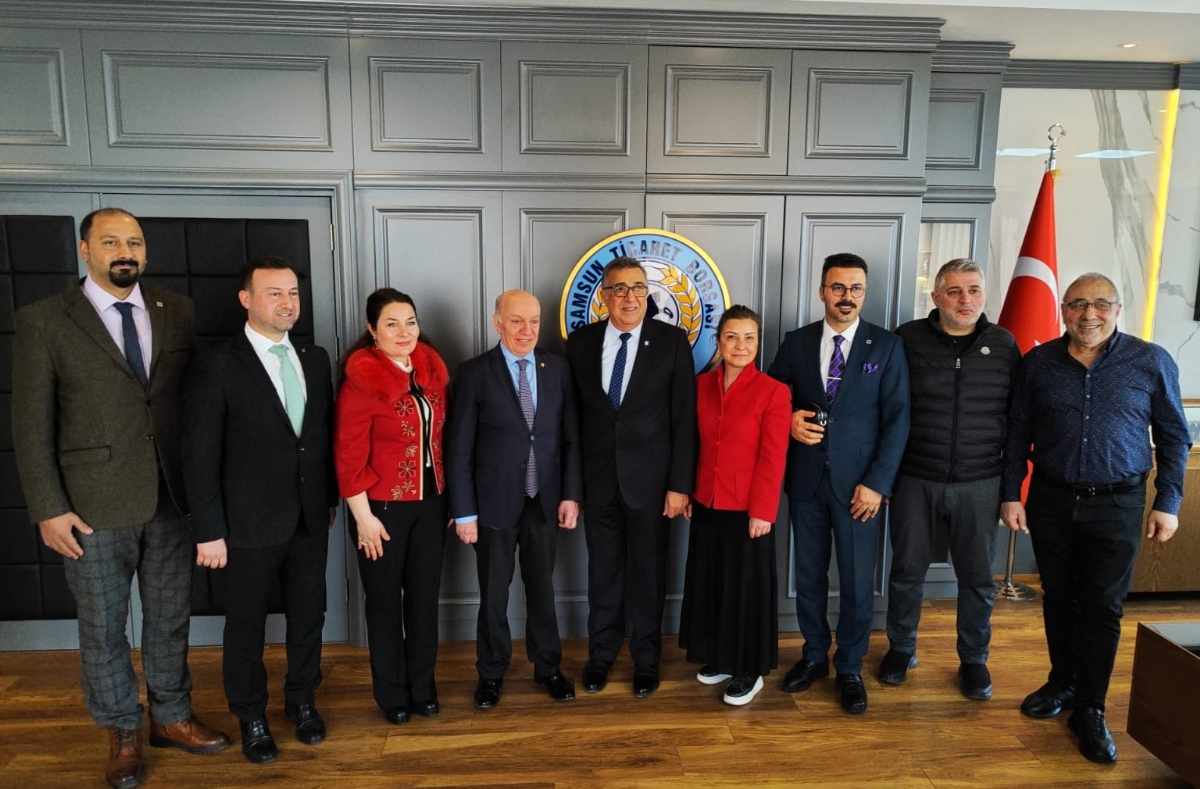 SAMSUN SERBEST MUHASEBECİ MALİ MÜŞAVİRLER ODASINDAN BAŞKAN ÇAKIR’A ZİYARET…