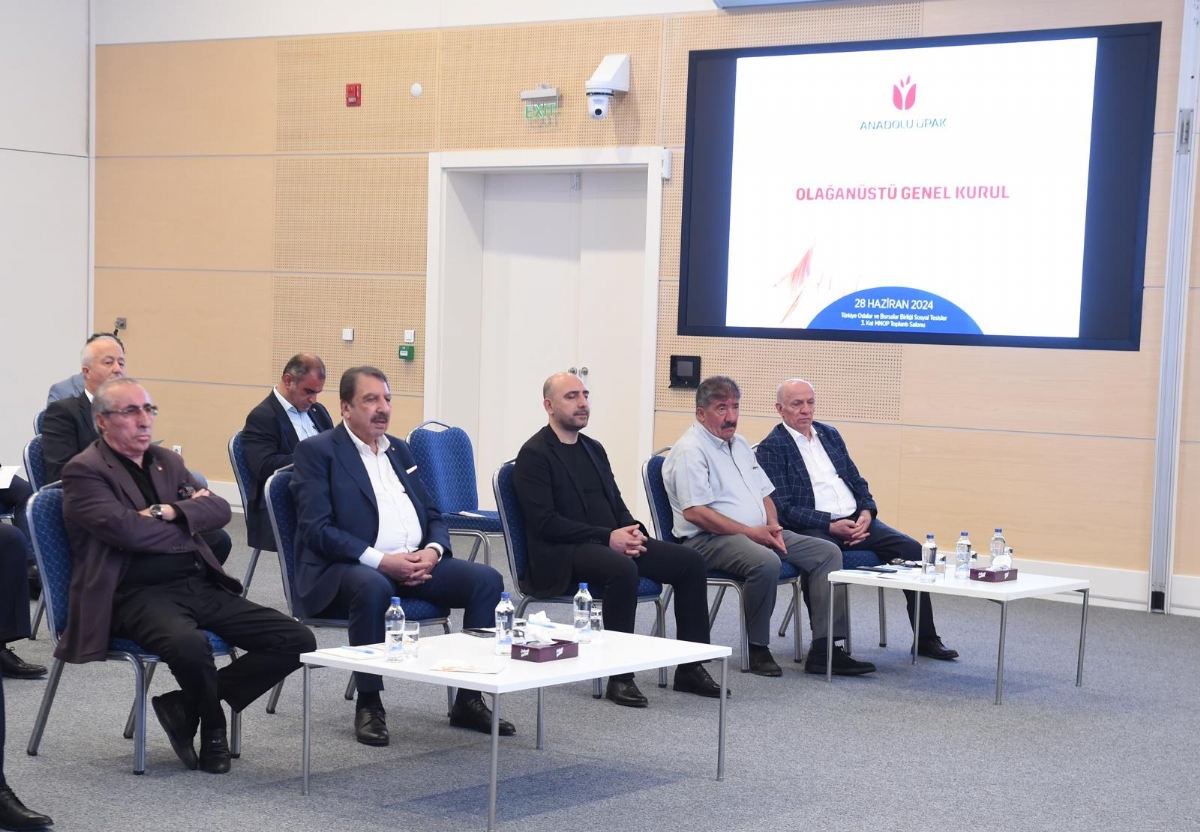 BAŞKAN ÇAKIR ANADOLU ÜPAK OLAĞANÜSTÜ GENEL KURUL TOPLANTISINA KATILDI…