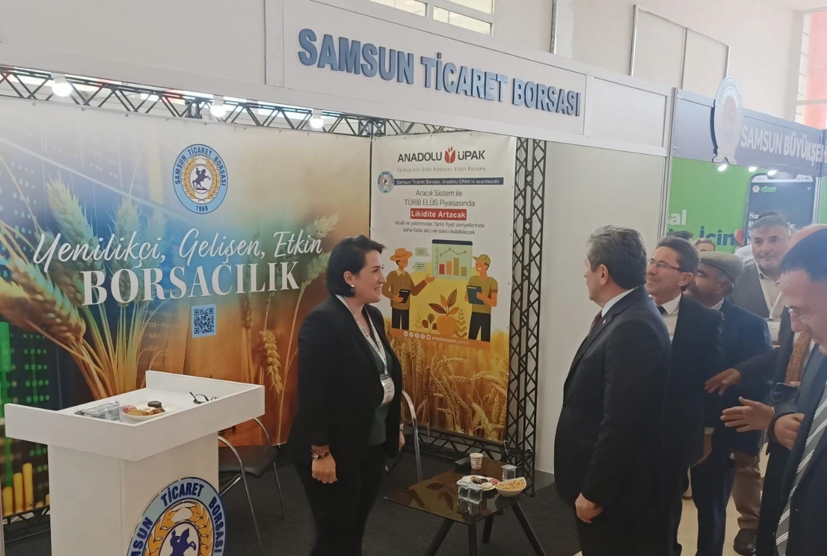 SAMSUN TİCARET BORSASI, KARADENİZ 9. TARIM FUARI'NDA YERİNİ ALDI…