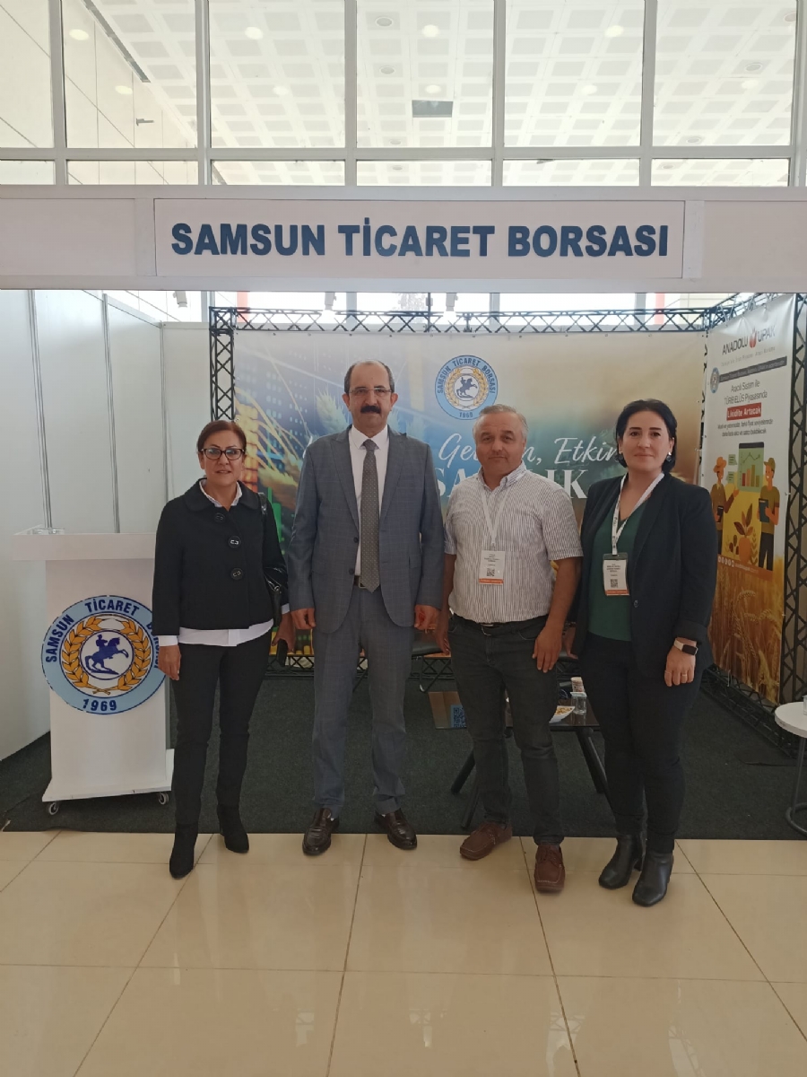 SAMSUN TİCARET BORSASI, KARADENİZ 9. TARIM FUARI'NDA YERİNİ ALDI…