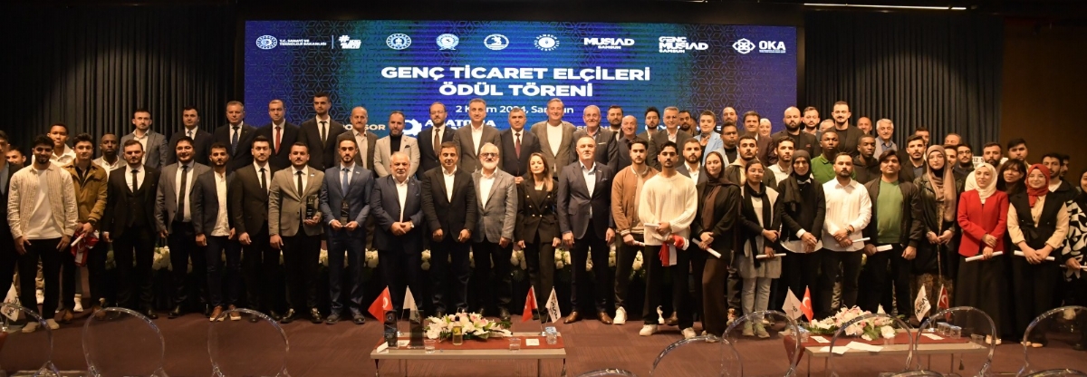 BAŞKAN ÇAKIR GENÇ TİCARET ELÇİLERİ ÖDÜL TÖRENİNE KATILDI... 