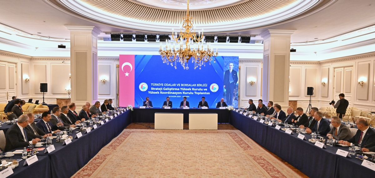 BAŞKAN ÇAKIR TOBB STRATEJİ VE GELİŞTİRME YÜKSEK KURULU VE YÜKSEK KOORDİNASYON KURULU TOPLANTISINA KATILIDI... 