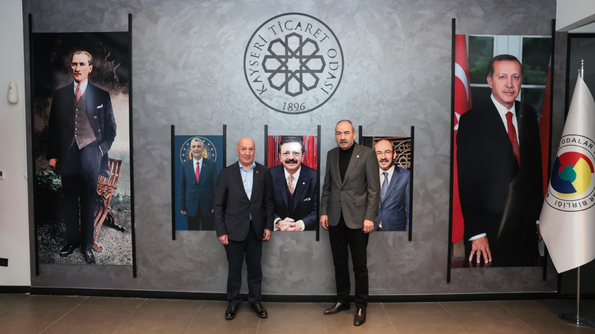 BAŞKAN ÇAKIR KAYSERİ TİCARET ODASINI ZİYARET ETTİ...