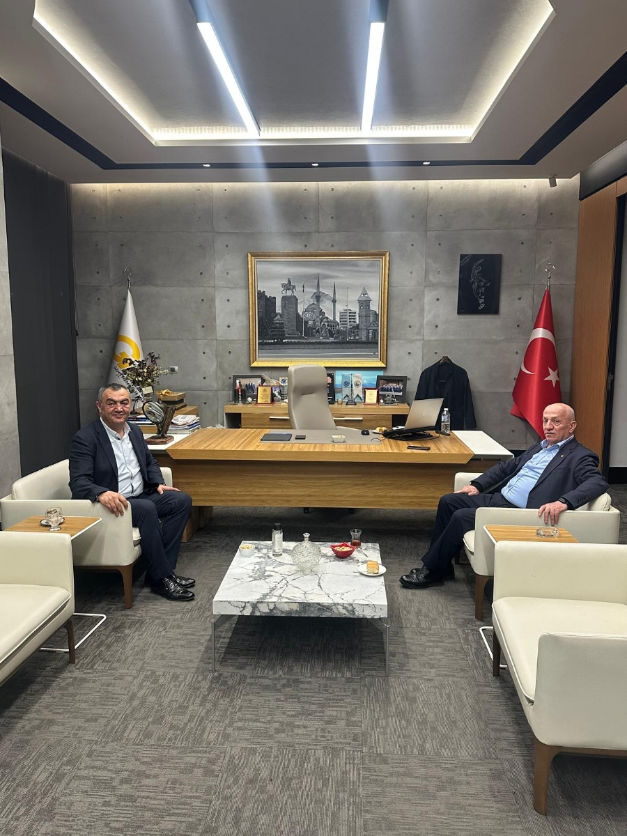 BAŞKAN ÇAKIR SAYIN BÜYÜKSİMİTCİ'Yİ ZİYARET ETTİ...