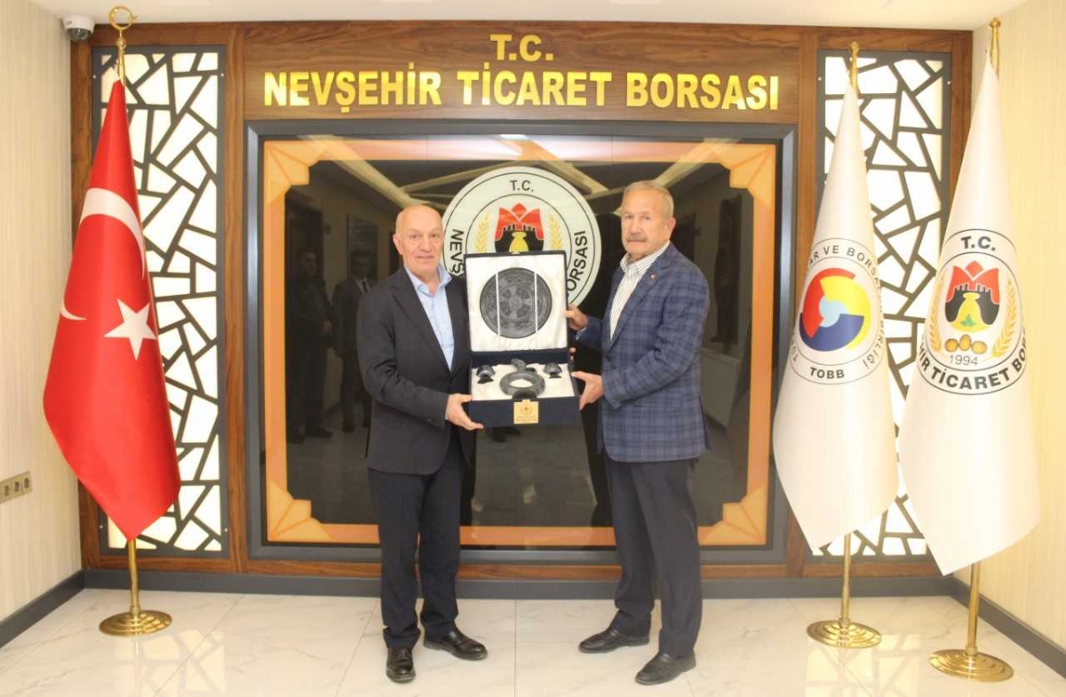 BAŞKAN ÇAKIR NEVŞEHİR TİCARET BORSASI’NI ZİYARET ETTİ…