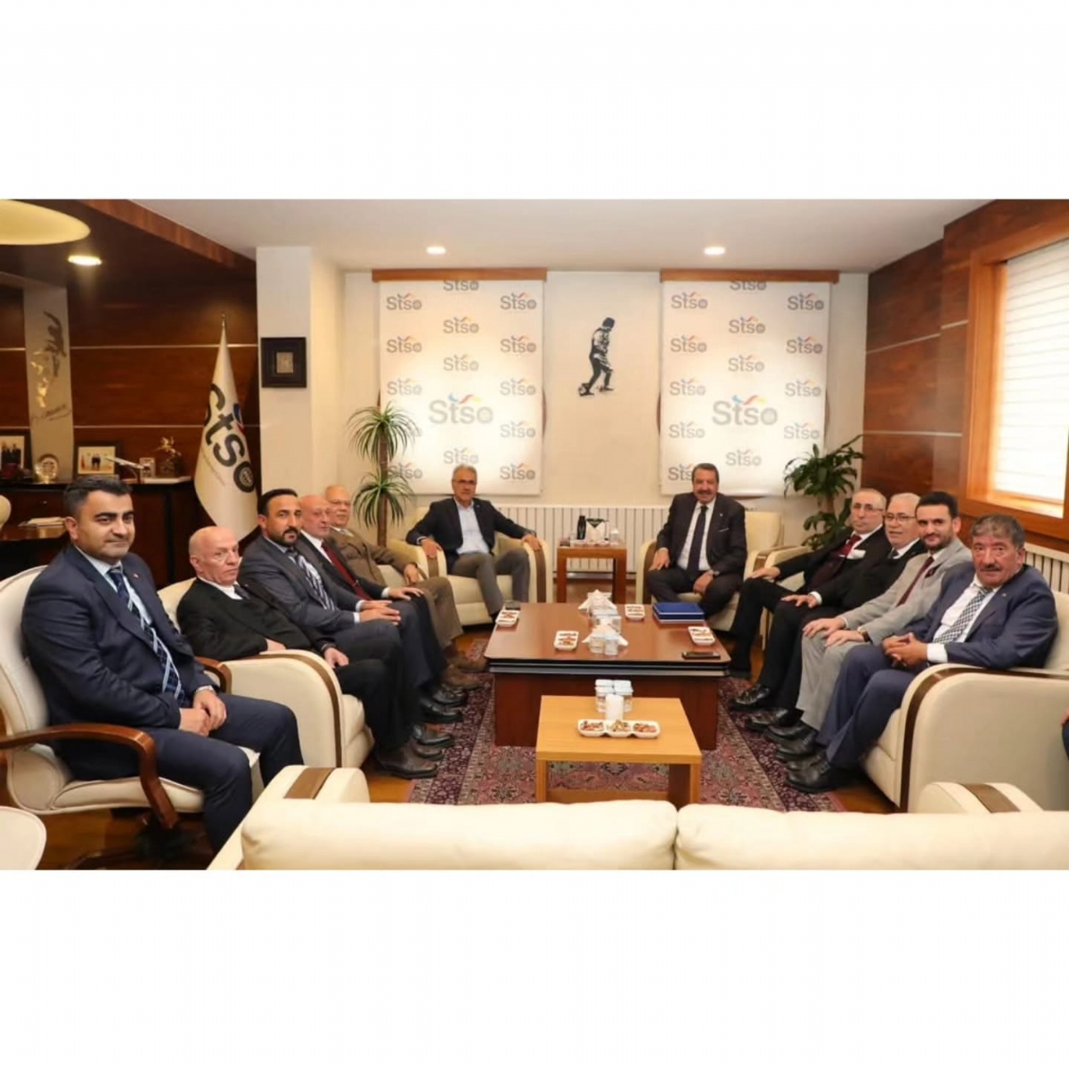 BAŞKAN ÇAKIR, ANADOLU ÜPAK YÖNETİMİ İLE SİVAS TSO VE SİVAS TB'Yİ ZİYARET ETTİ... 