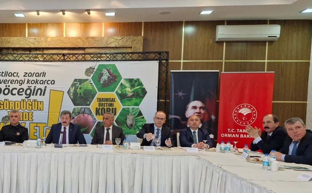 KAHVERENGİ KOKARCA 2025 YILI MÜCADELE STRATEJİSİ SEKTÖR TOPLANTISI GERÇEKLEŞTİRİLDİ...