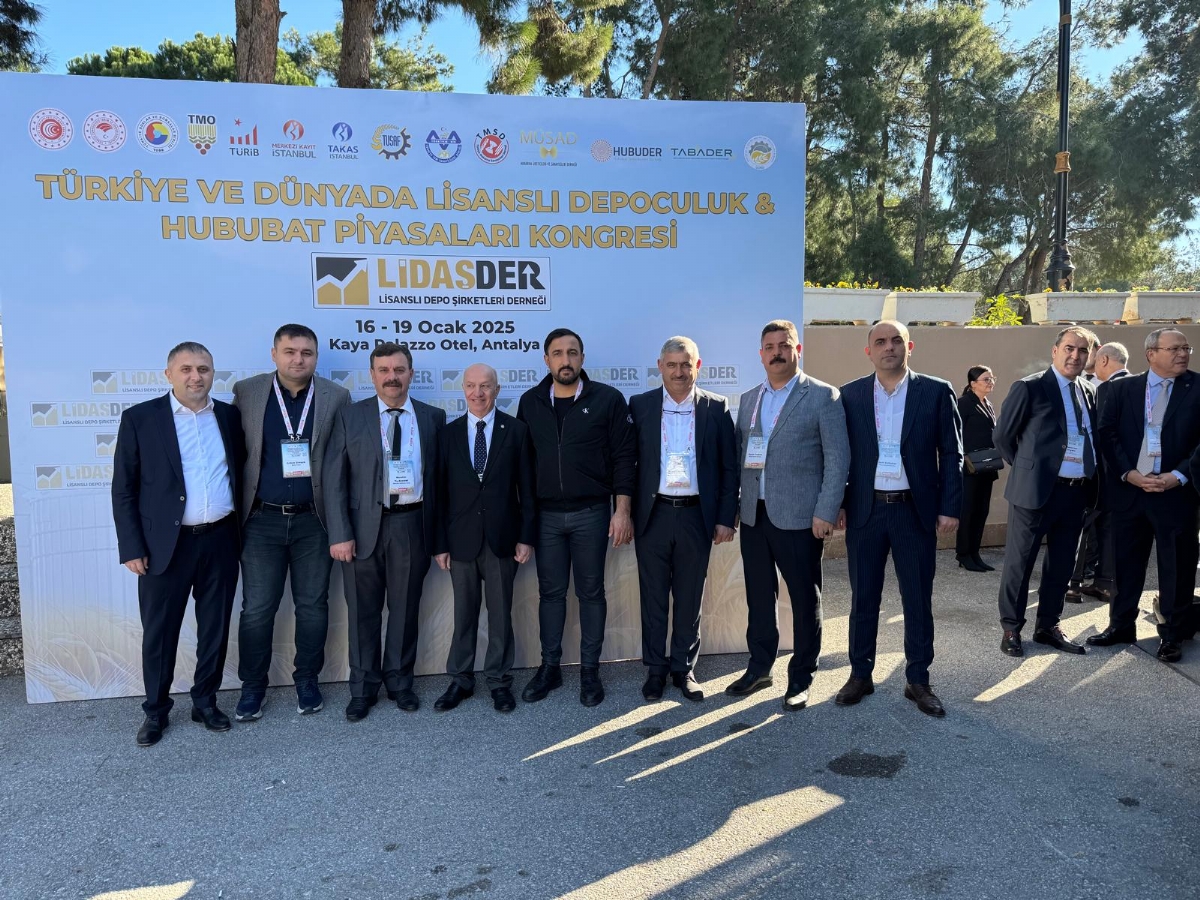 BAŞKAN ÇAKIR, TÜRKİYE VE DÜNYADA LİSANSLI DEPOCULUK & HUBUBAT PİYASALARI KONGRESİ'NE KATILDI…