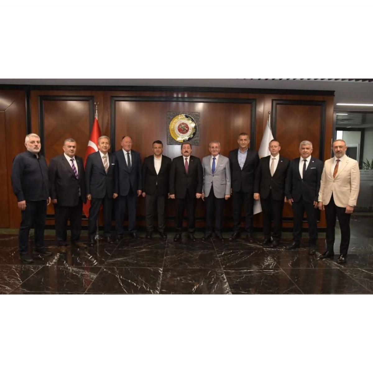 SAMSUN'DA ODA VE BORSA BAŞKANLARI TOPLANTISI DÜZENLENDİ... 