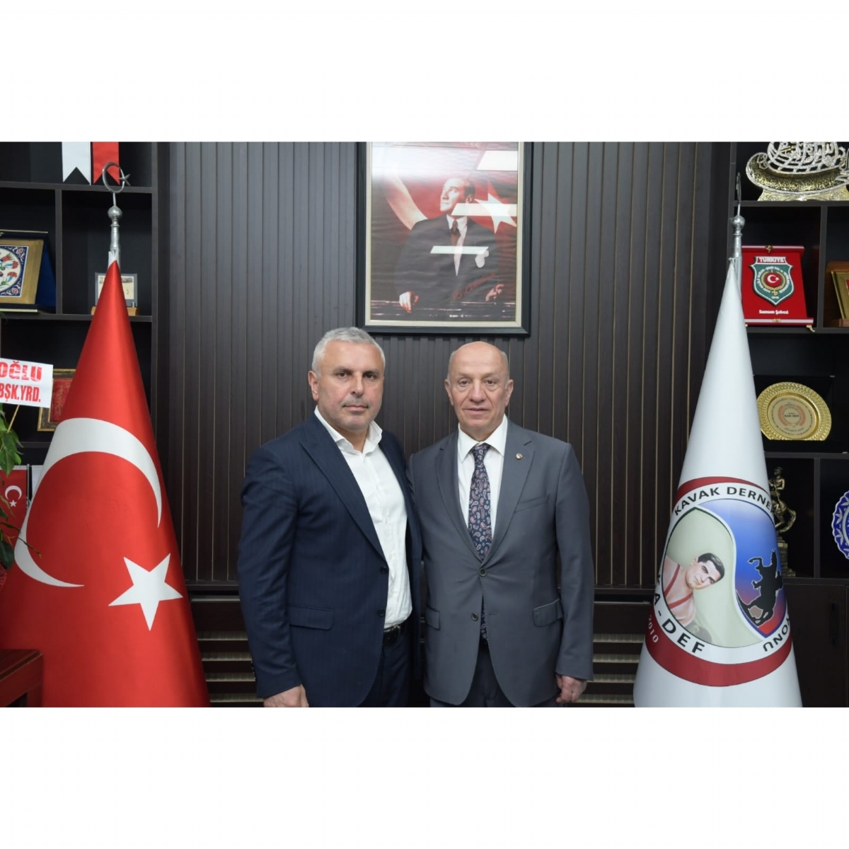 SAMSUN TB VE TSO BAŞKANLARINDAN SAYIN KORKMAZ’A HAYIRLI OLSUN ZİYARETİ…