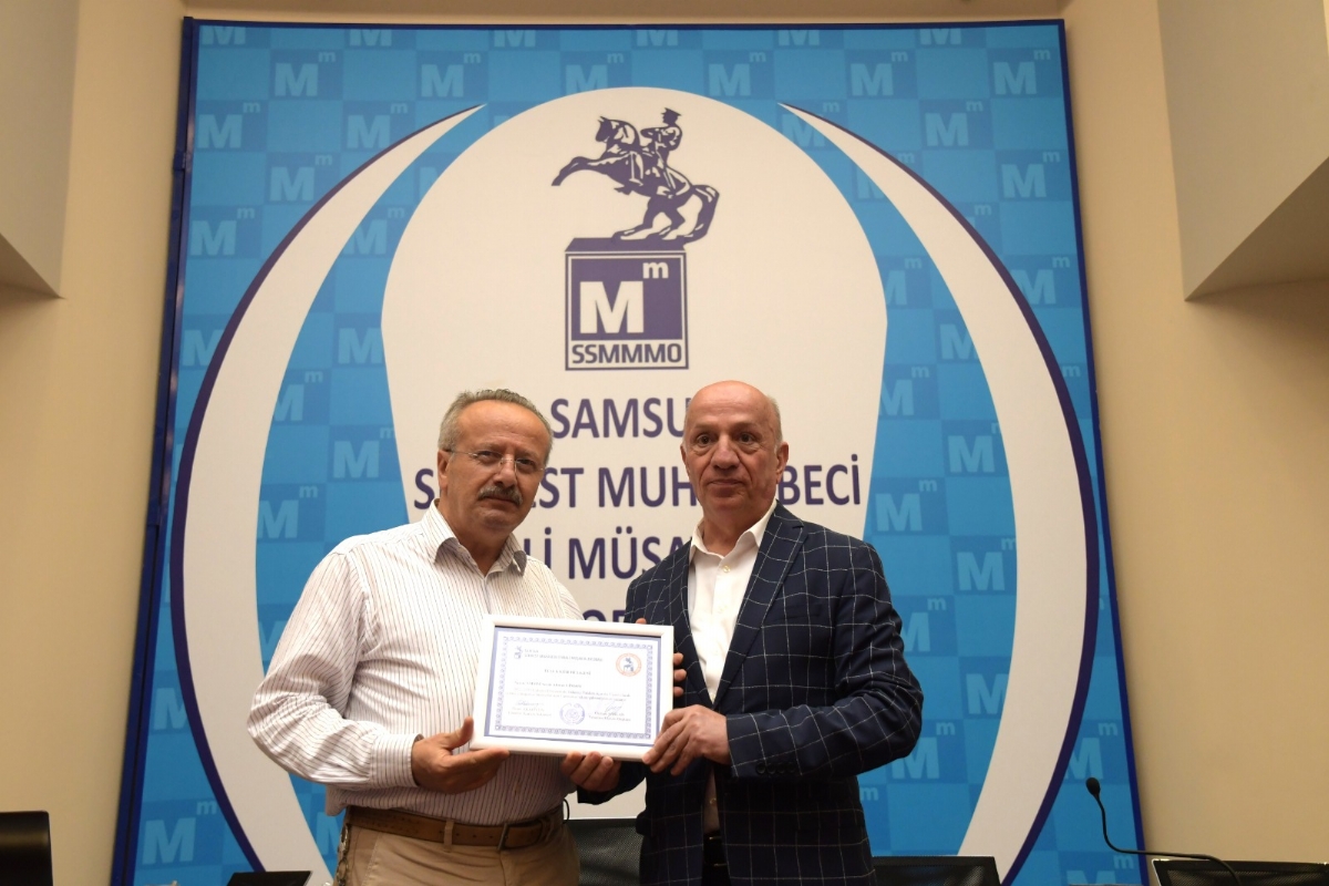 BAŞKAN ÇAKIR, SAMSUN SMMMO’NUN DÜZENLEDİĞİ PROGRAMA KATILDI…
